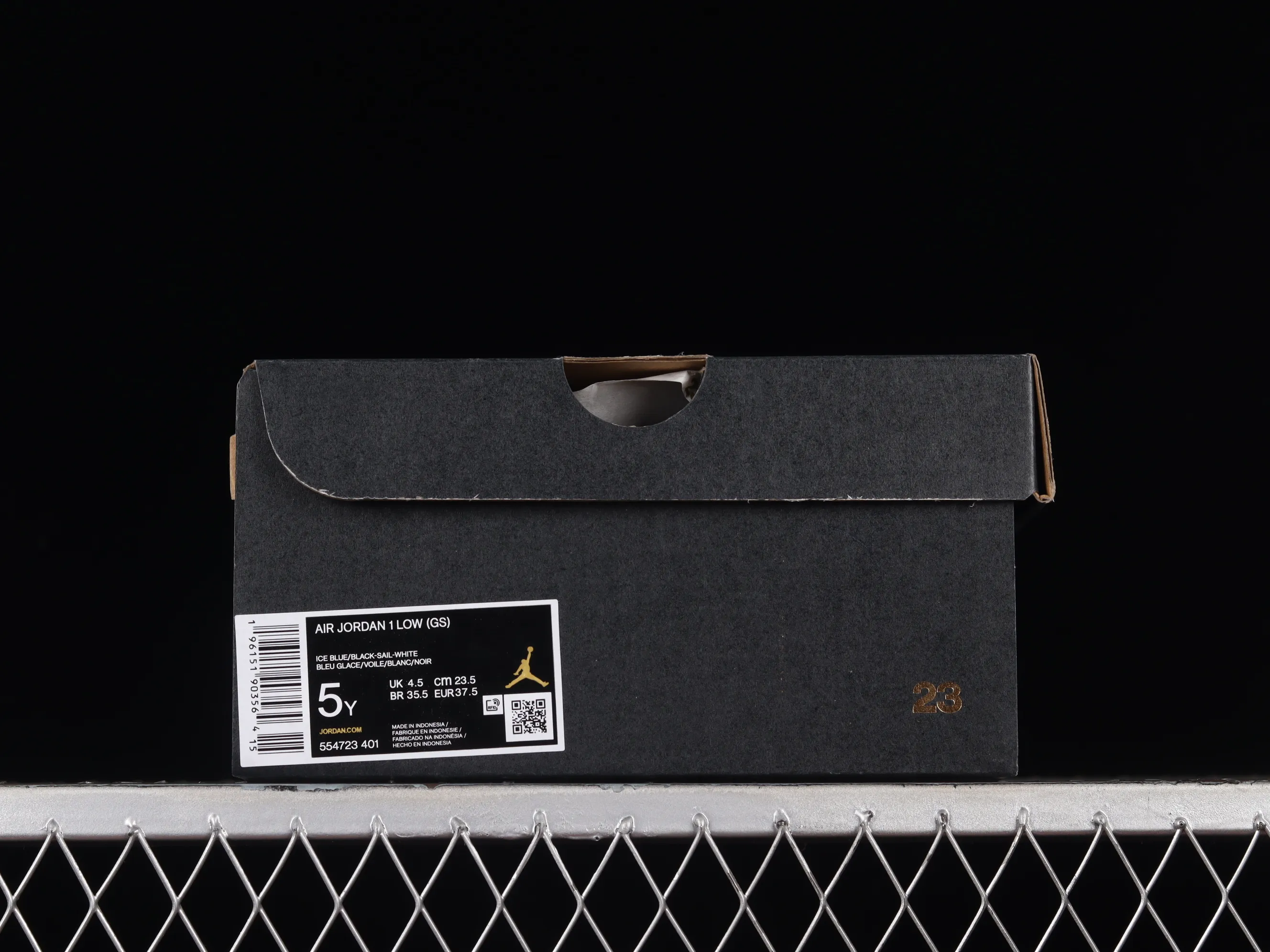 All categories Air Jordan Jordan series basketball shoes Air Jordan 1 Low G version pure original Air Jordan 1 Low "Lce Blue" AJ1 Joe 1 white blue low-top basketball shoes 554723-401